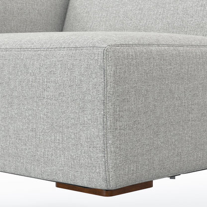 Rex Left-Arm Sofa Module In Tightly Woven Performance Fabric