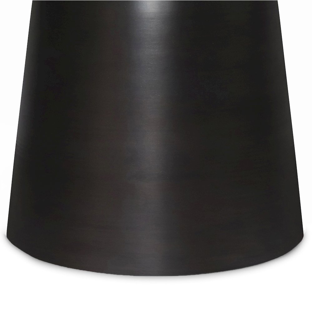Toby Metal Accent Table In Antique Copper