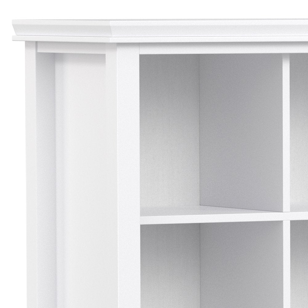 Artisan Solid Wood 12 Cube Storage In White