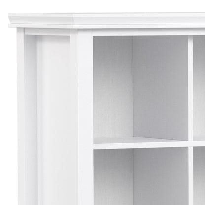 Artisan Solid Wood 12 Cube Storage In White
