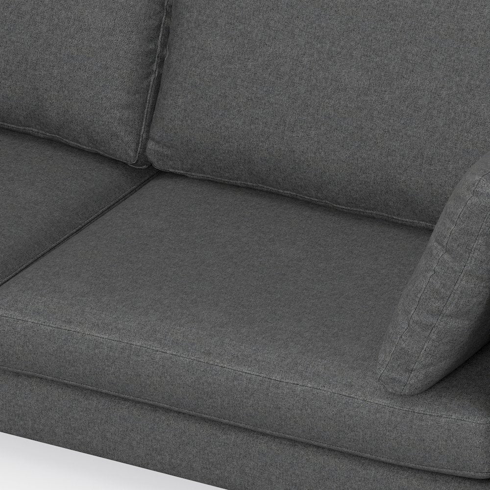 Ava 76-Inch Sofa In Tightly Woven Performance Fabric