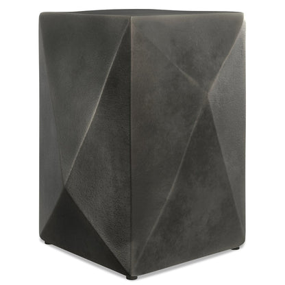 Danner Cast Aluminum Side Table in Graphite