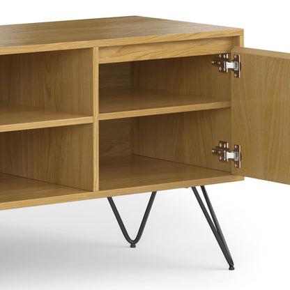Hunter Tv Media Stand In Oak Veneer