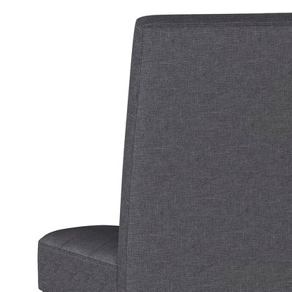 Andover Solid Wood Parson Dining Chair (Set Of 2) In Slate Grey