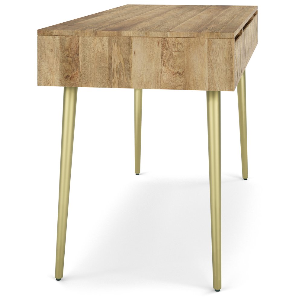 Jager Solid Mango Wood Desk In Natural