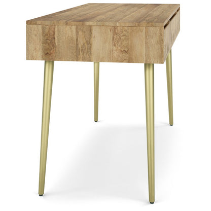 Jager Solid Mango Wood Desk In Natural