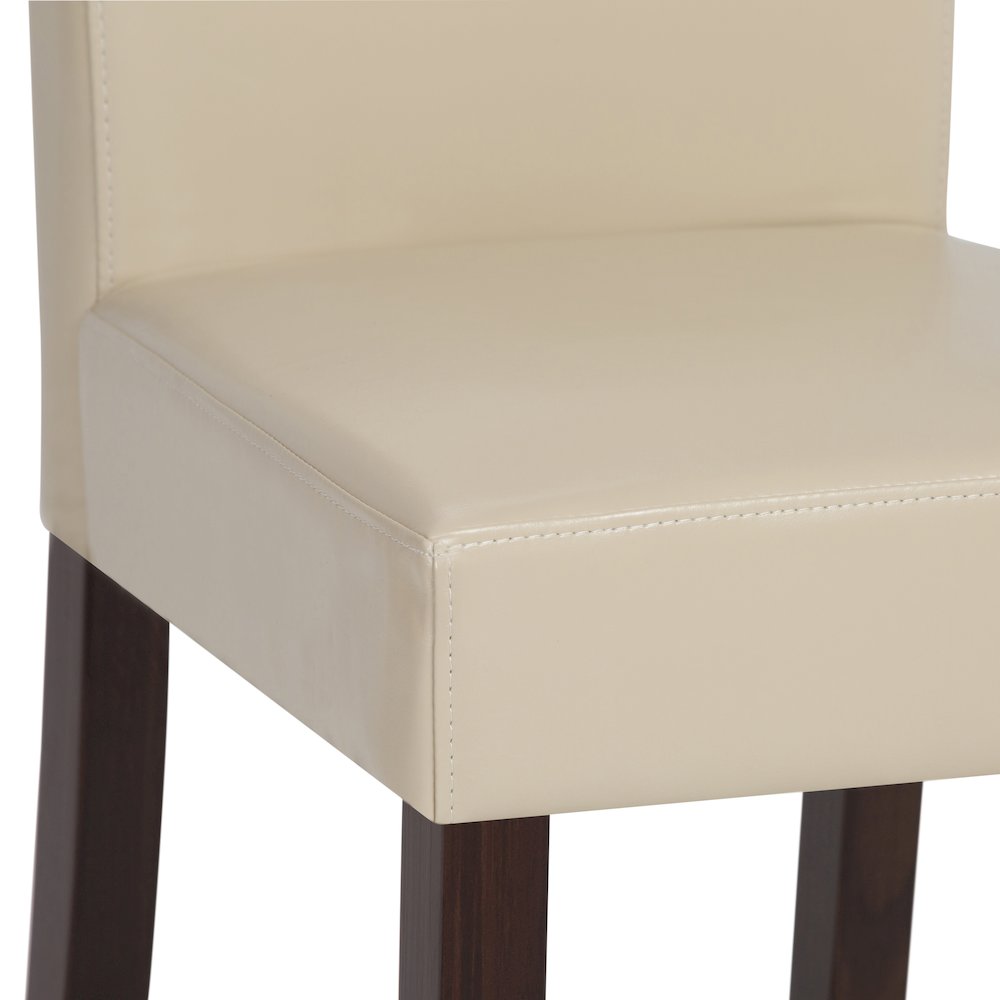Acadian Solid Hardwood 9 Piece Dining Set In Satin Cream