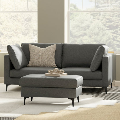 Ava 76-Inch Sofa In Tightly Woven Performance Fabric