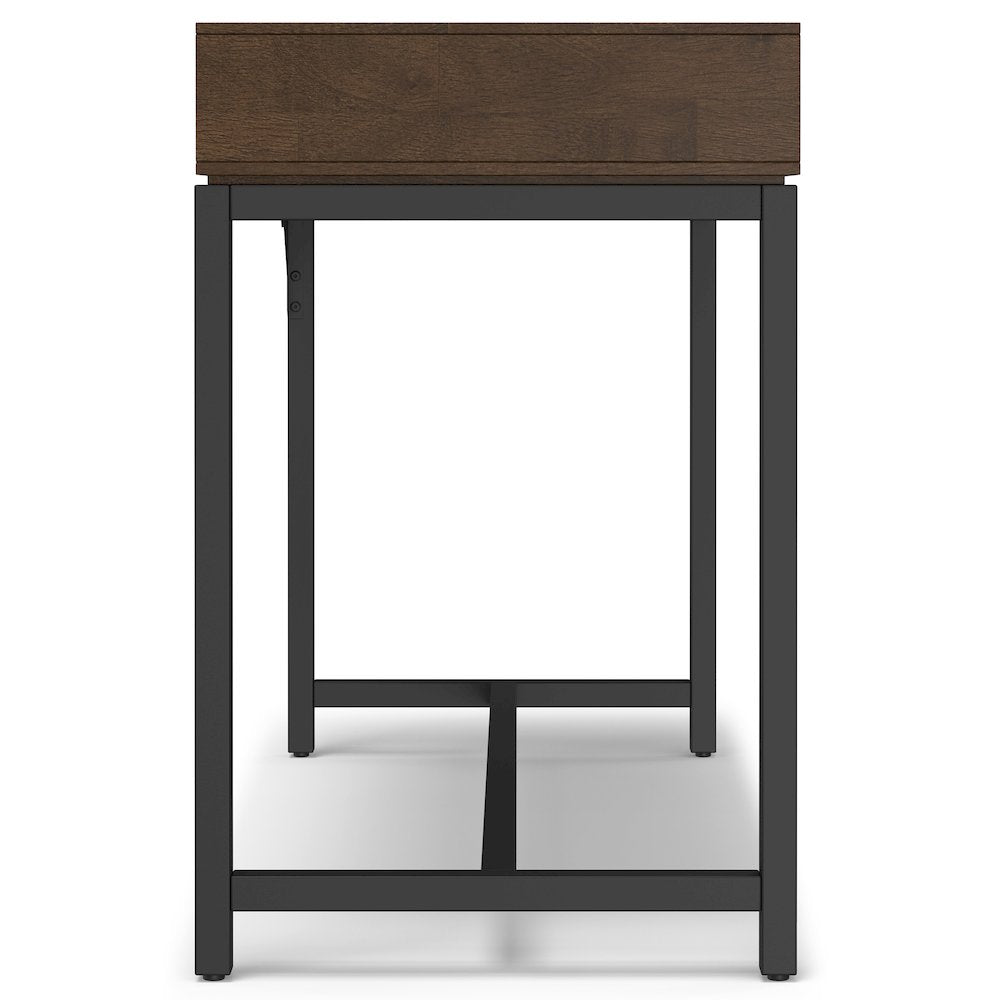 Banting SOLID HARDWOOD Mid Century Small Desk in Walnut Brown