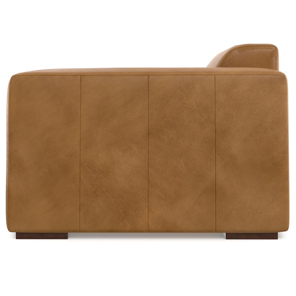 Rex Right-Arm Sofa Module In Genuine Leather
