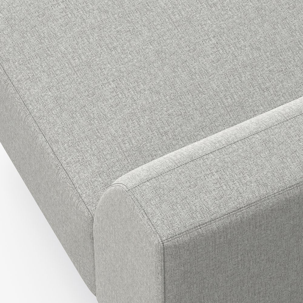 Rex Left-Arm Sofa Module In Tightly Woven Performance Fabric