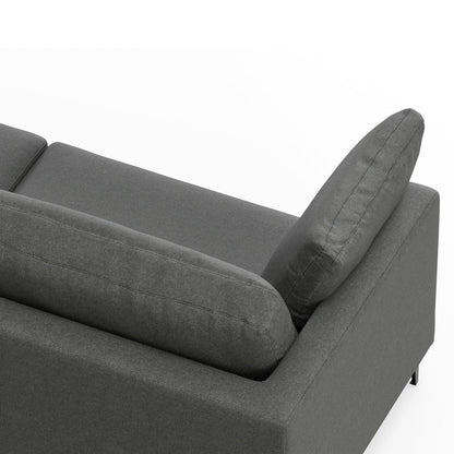 Ava 76-Inch Sofa In Tightly Woven Performance Fabric