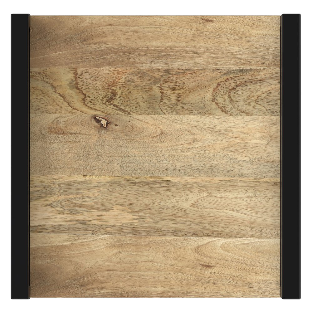 Riverside Solid Mango Wood Bedside Table In Natural