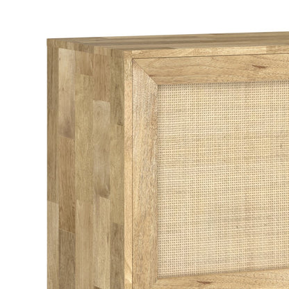 Reeves Solid Mango Wood Sideboard Buffet In Natural