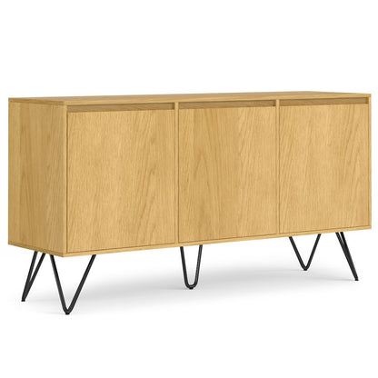 Hunter 3 Door Sideboard Buffet In Oak Veneer