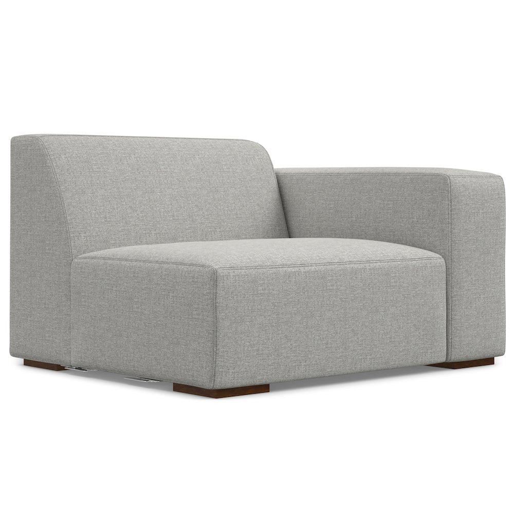 Rex Right-Arm Sofa Module In Tightly Woven Performance Fabric