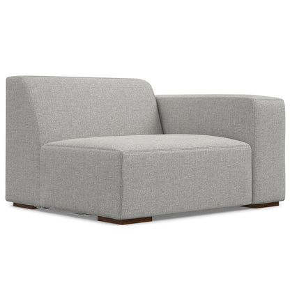 Rex Right-Arm Sofa Module In Tightly Woven Performance Fabric