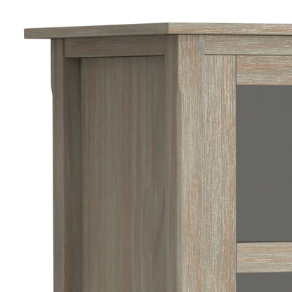 Avalon 22 inch Wide Contemporary Solid Wood 12-Bottle Wine Rack Storage Cabinet