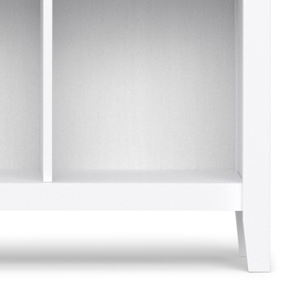 Artisan Solid Wood 12 Cube Storage In White