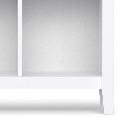Artisan Solid Wood 12 Cube Storage In White