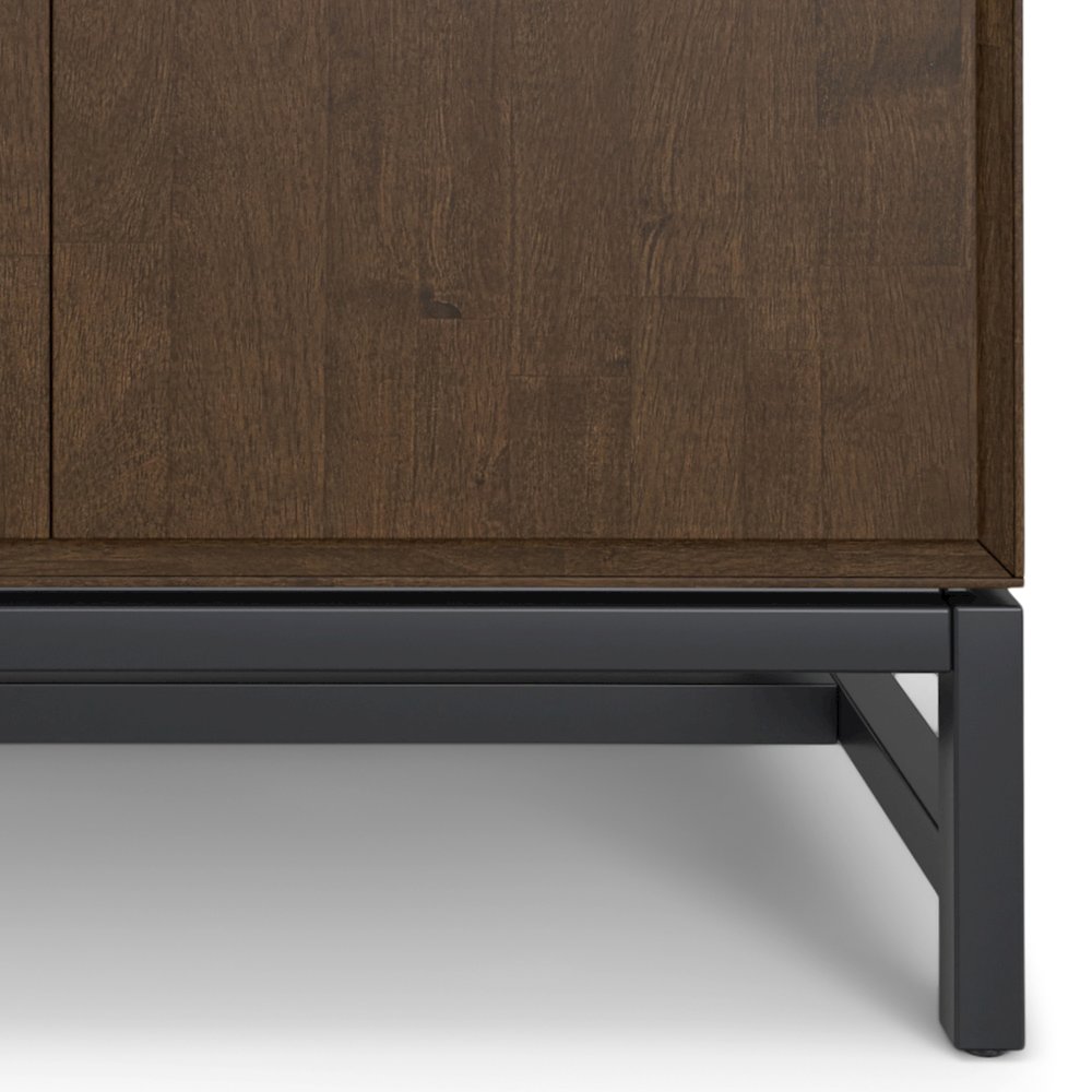 Banting SOLID HARDWOOD Bar Cabinet in Walnut Brown