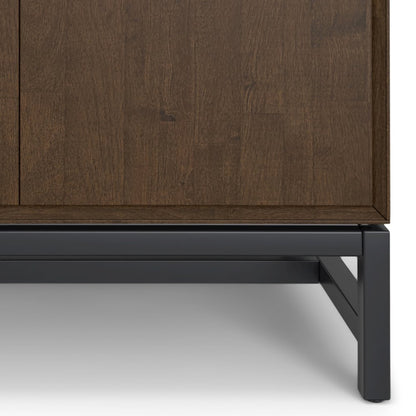 Banting SOLID HARDWOOD Bar Cabinet in Walnut Brown