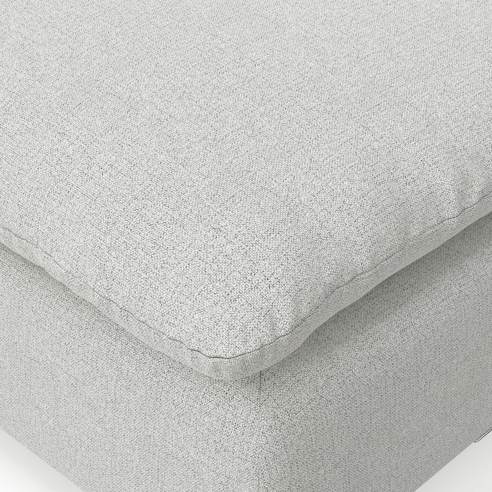 Jasmine Center Armless Sofa Module In Velvety Chenille Performance Fabric