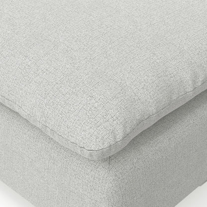 Jasmine Center Armless Sofa Module In Velvety Chenille Performance Fabric