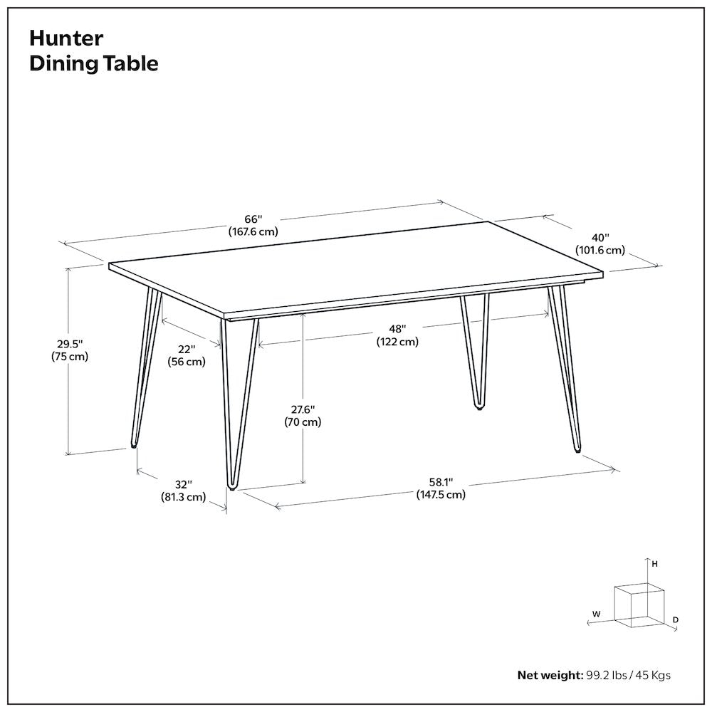 Hunter Dining Table In Oak