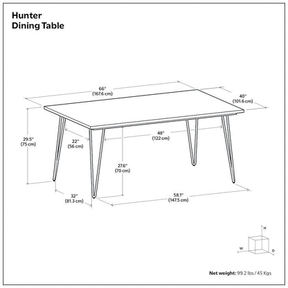 Hunter Dining Table In Oak