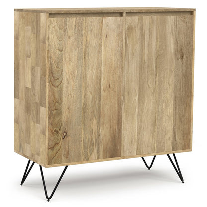 Hunter Solid Mango Wood Medium Storage Cabinet In Natural