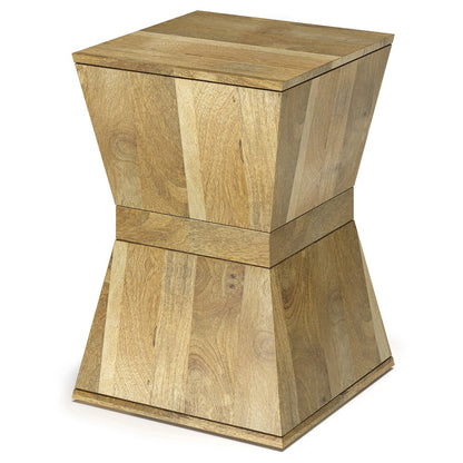 Westfield Solid Mango Wood Side Table In Natural