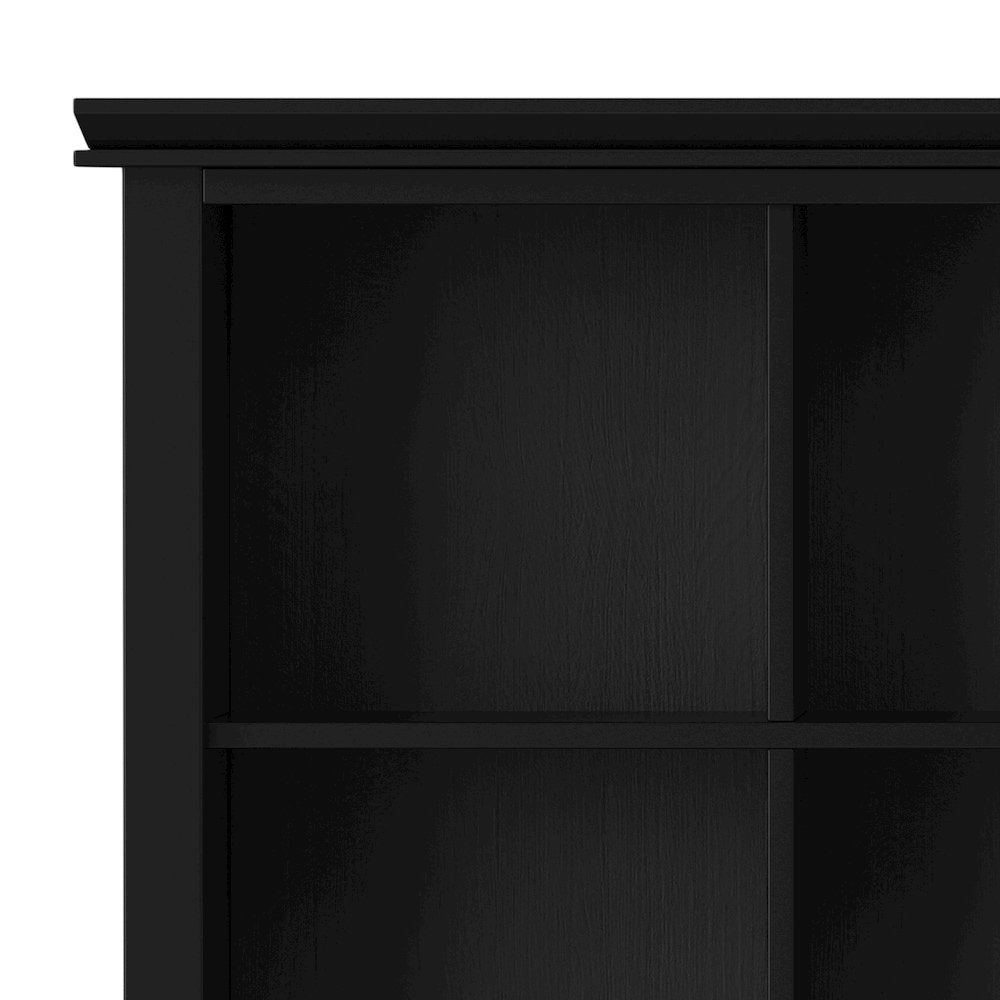 Artisan Solid Wood 12 Cube Storage In Black