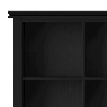Artisan Solid Wood 12 Cube Storage In Black