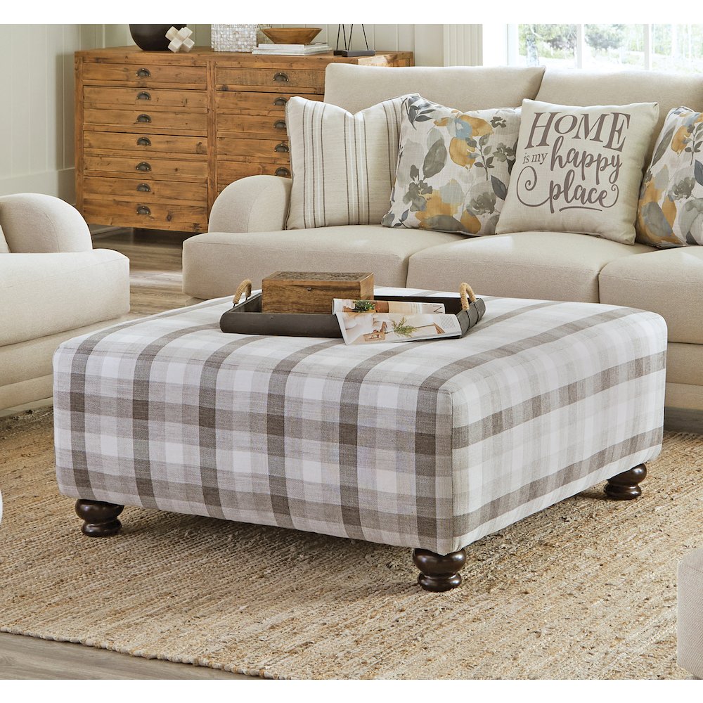 Jonesport Cocktail Ottoman in Multi Color