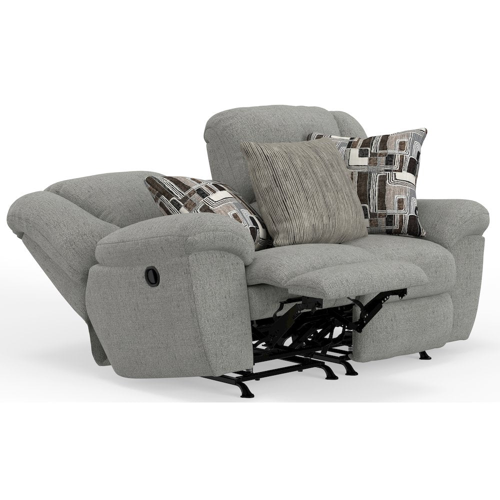 Trifecta Dual Rocking Reclining Loveseat