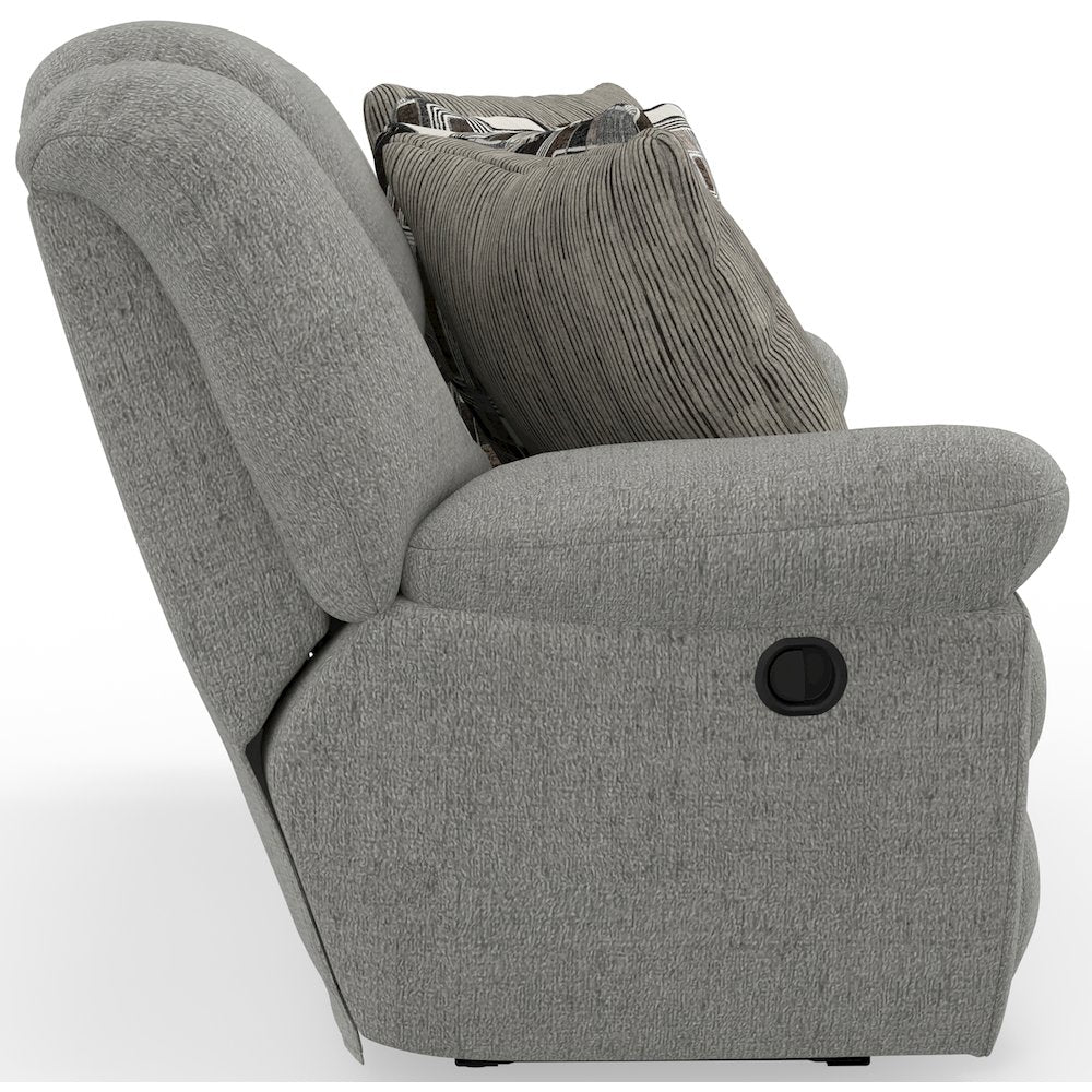 Trifecta Reclining Sofa with 3 Reclining Seats and Drop Down Table