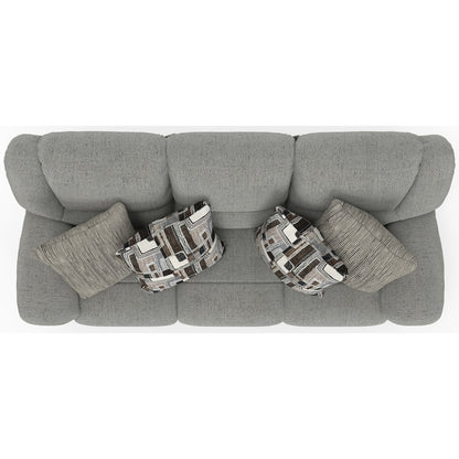 Trifecta Reclining Sofa with 3 Reclining Seats and Drop Down Table