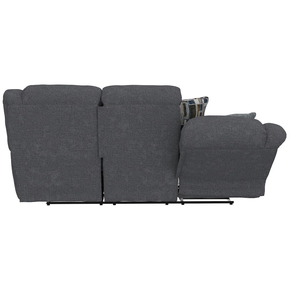 Trifecta Power Reclining Sofa with 3 Reclining Seats and Drop Down Table