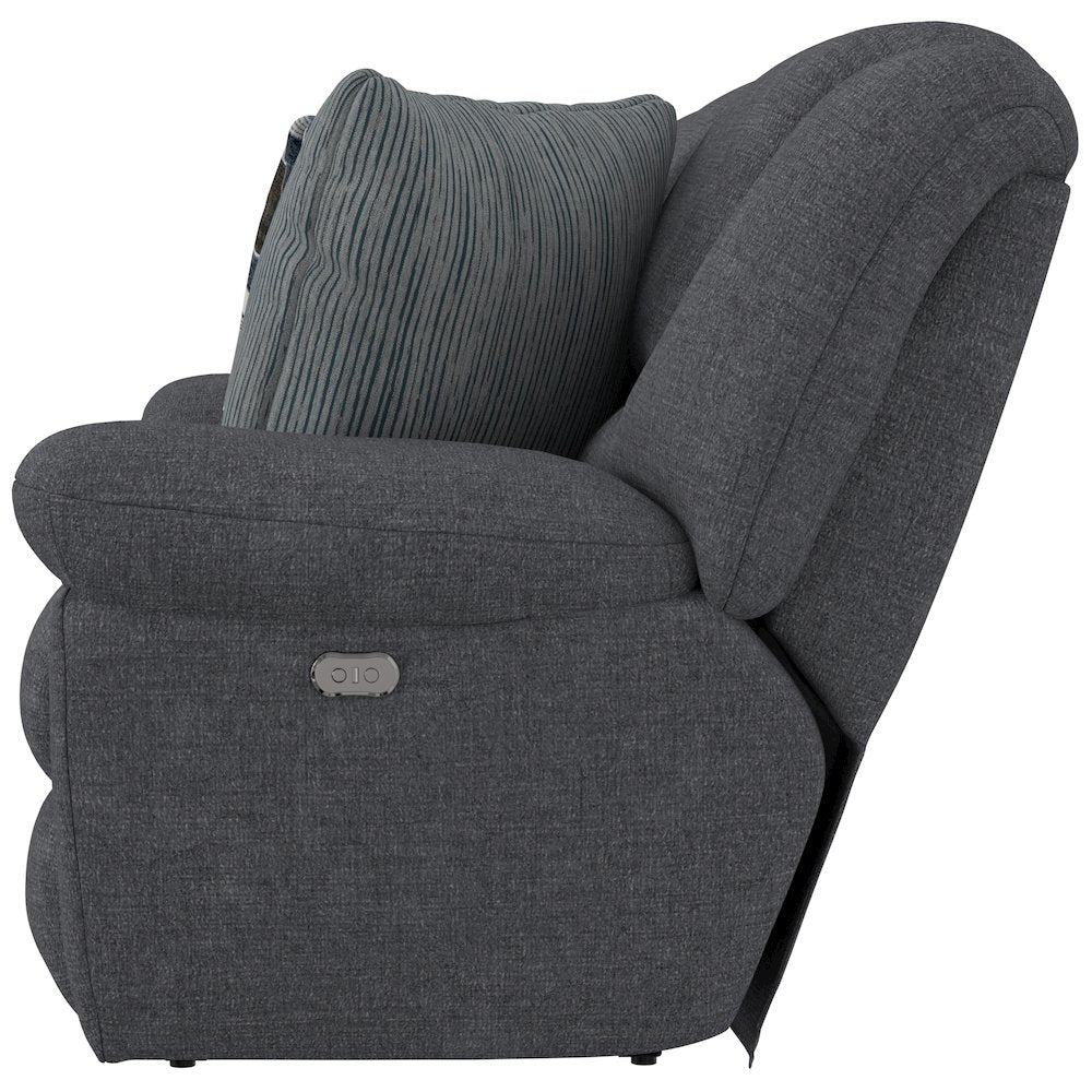 Trifecta Power Reclining Sofa with 3 Reclining Seats and Drop Down Table