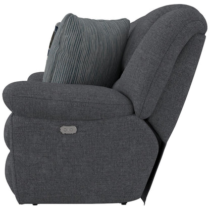 Trifecta Power Reclining Sofa with 3 Reclining Seats and Drop Down Table