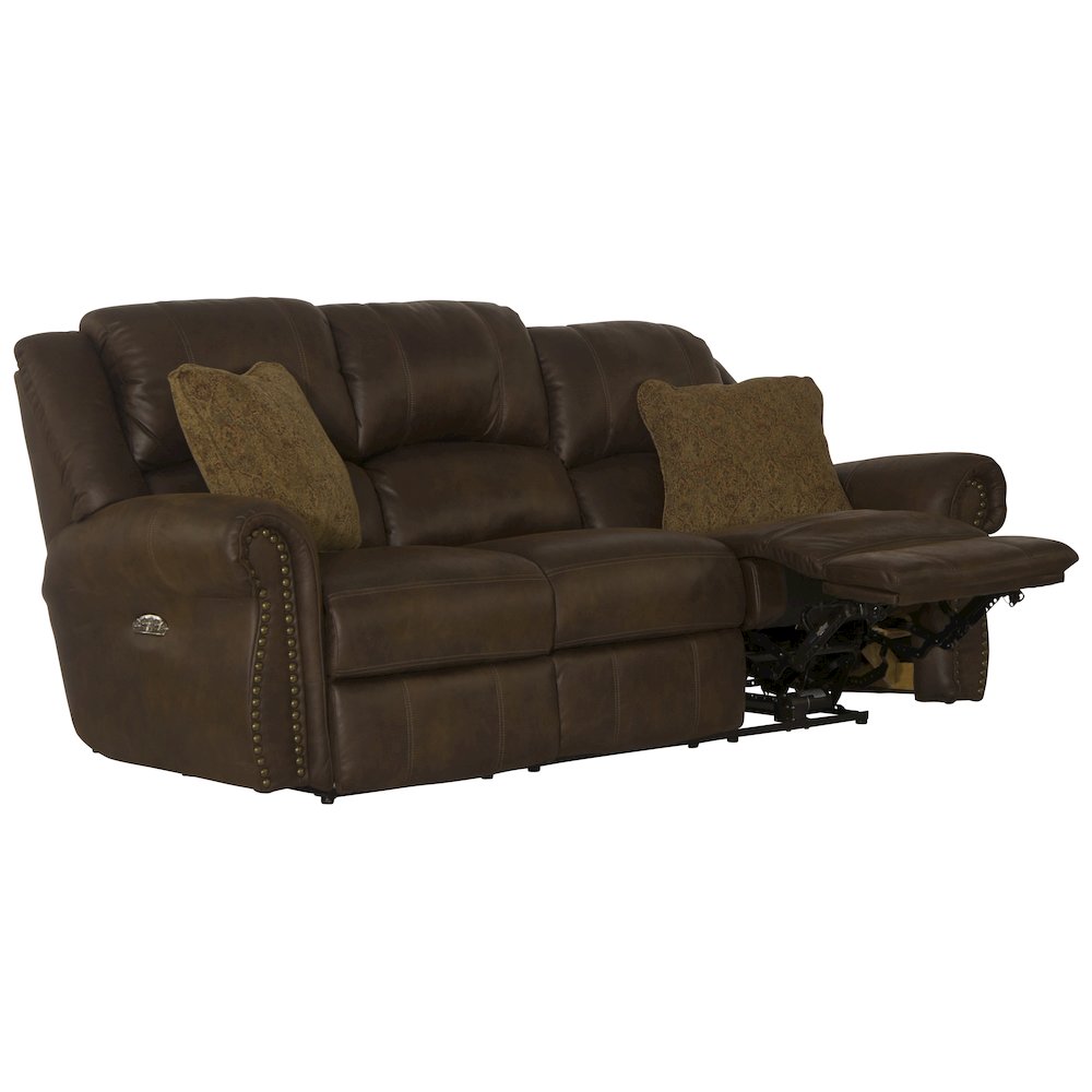 Pickett Power Reclining Sofa with Power Adjustable Headrest