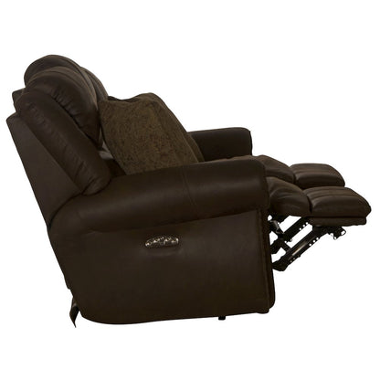 Pickett Power Reclining Sofa with Power Adjustable Headrest