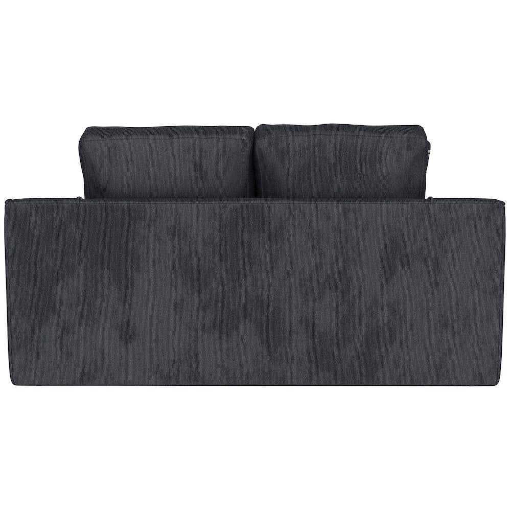 Olympus Loveseat with Cuddler Coil Cushions in Blue Color