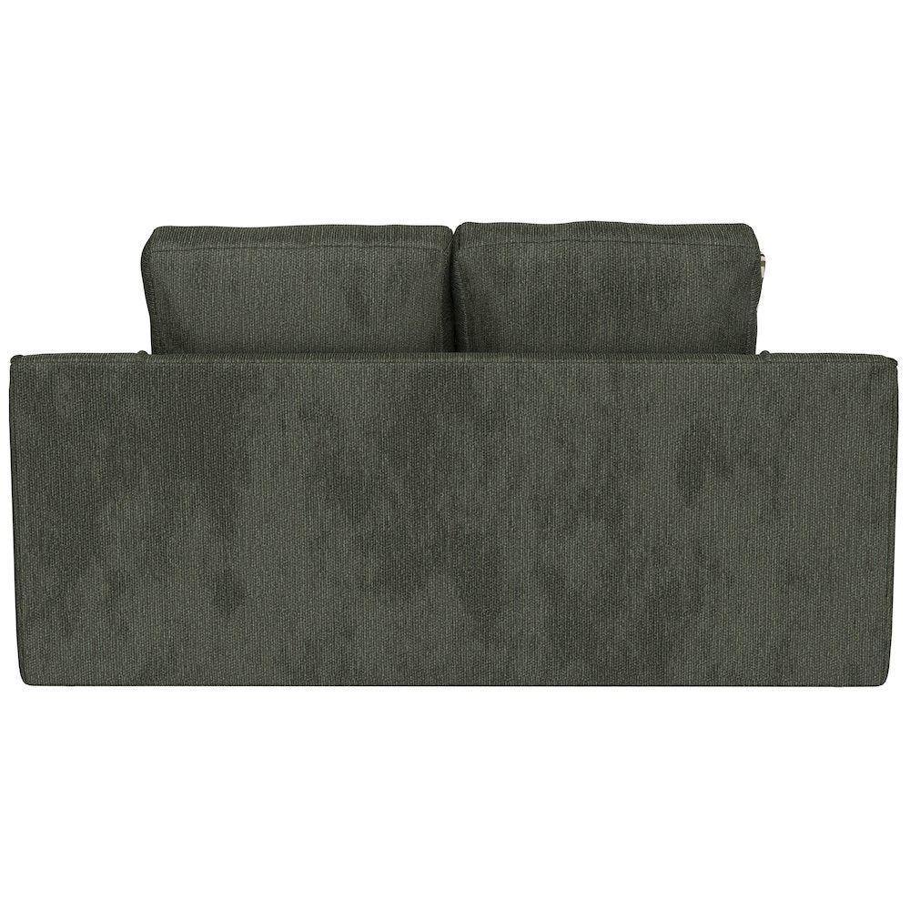 Olympus Loveseat with Cuddler Coil Cushions in Green Color