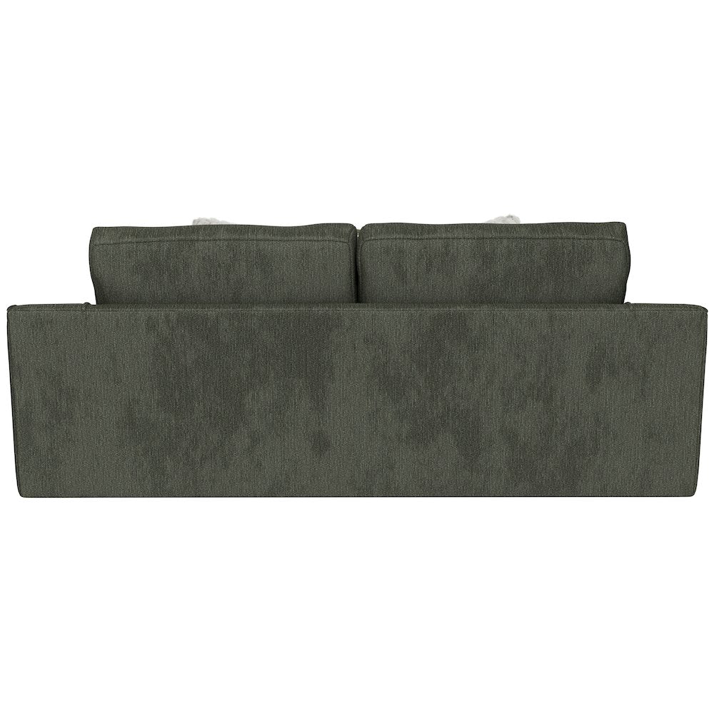 Olympus Sofa with Cuddler Coil Cushions in Green Color