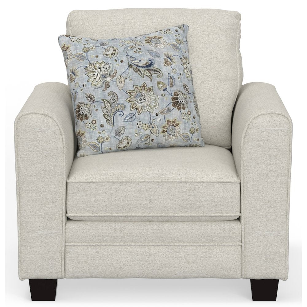 Magnolia Club Chair in Beige Color