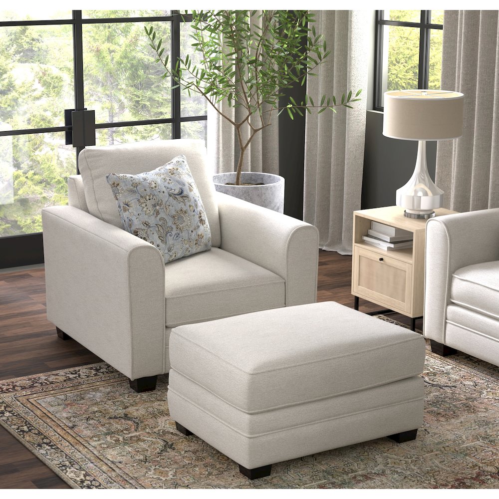 Magnolia Club Chair in Beige Color