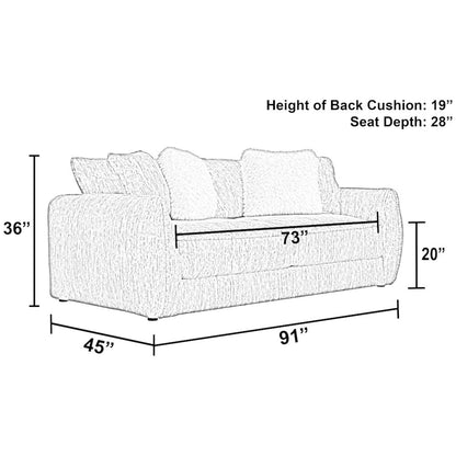 Bankside Sofa in Grey Color