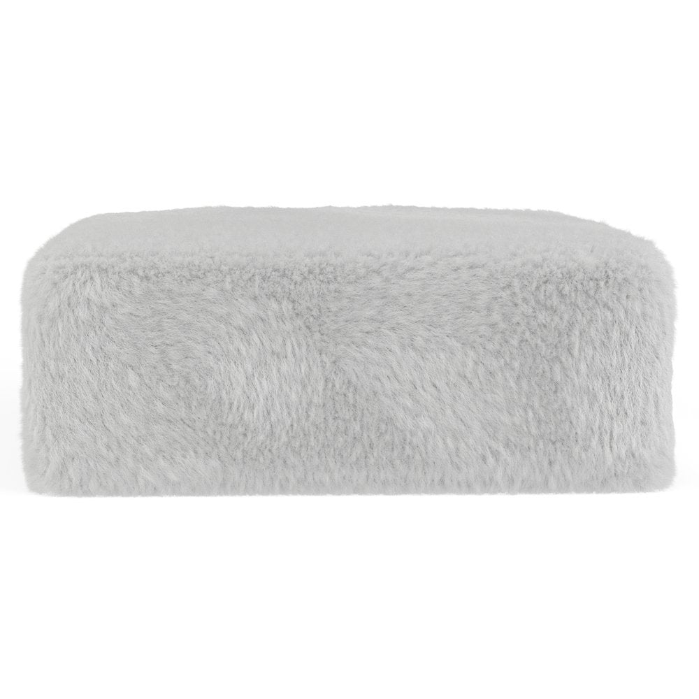 Bankside Cocktail Ottoman in White Color